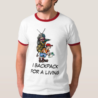 Backpackfor I ein Leben - besonders angefertigt T-Shirt
