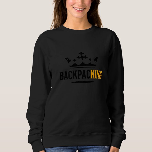 BackpacKing Backpacker Backpacker Backpacker Sweatshirt (Vorderseite)