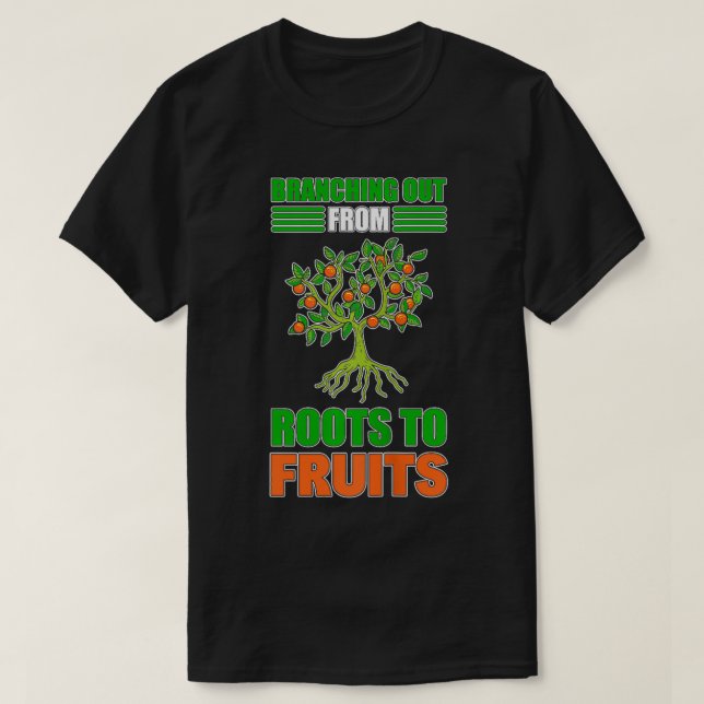Backprint AG Lehrer Landwirtschaft T-Shirt (Design vorne)