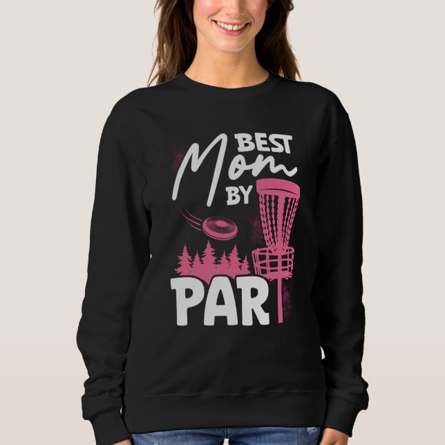 Backprint Beste Mutter Von Par Ultimate Frisbee Sweatshirt (Vorderseite)
