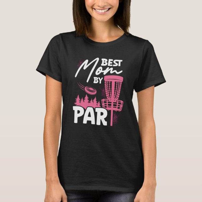 Backprint Beste Mutter Von Par Ultimate Frisbee T-Shirt (Vorderseite)