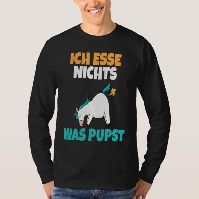 Backprint I don't eat anything that farts vegans a T-Shirt (Vorderseite)