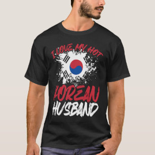 Backprint I Liebe Mein Hot-Koreanischer Ehemann 1 T-Shirt