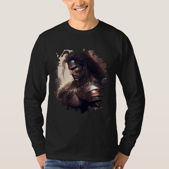 Backprint Invincible prowess of epic warriors in a T-Shirt (Vorderseite)