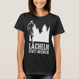 Backprint Lächeln statt E-Bikes und e T-Shirt