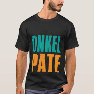 Backprint Onkel Pate Helden Pate Nichte und T-Shirt