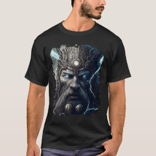 Backprint Thor die Legende des Gottes des Donners T-Shirt