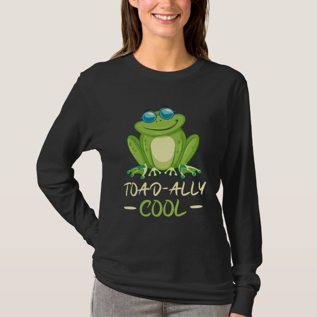 Backprint Toad ally cool cool frog T-Shirt (Vorderseite)