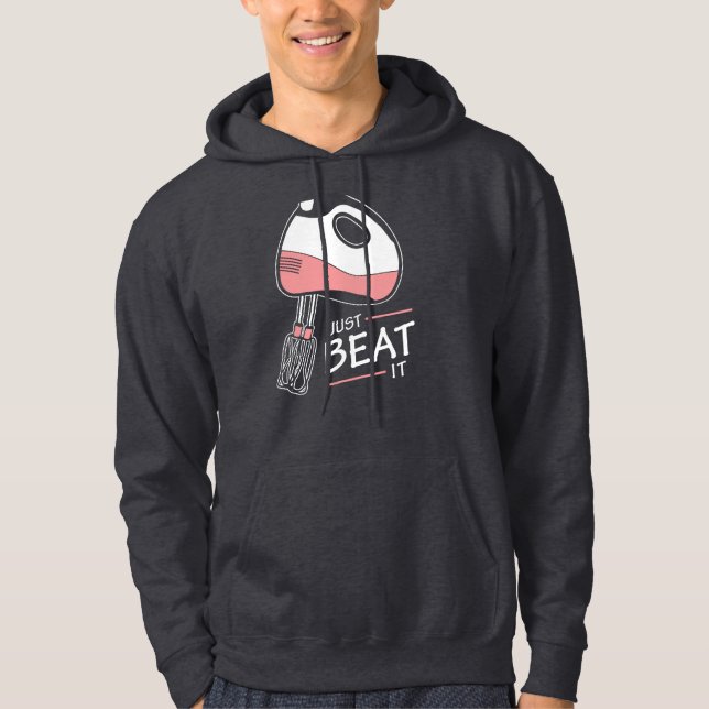 Backpuppe nur schlagen es lustig hoodie (Vorderseite)