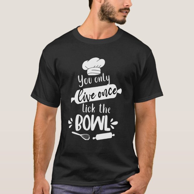 Backquote Cooles LebensmittelBacken 1 T-Shirt (Vorderseite)