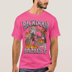 Backr isst lustigen beleidigenden Esel-Meme-Bootle T-Shirt