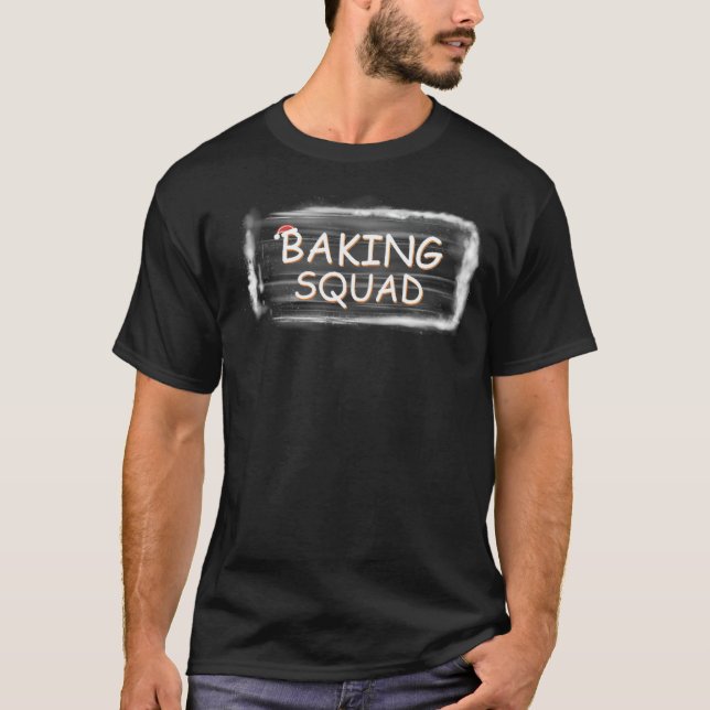 Backsquad Backen Weihnachtsbäckerei lustig - T-Shirt (Vorderseite)