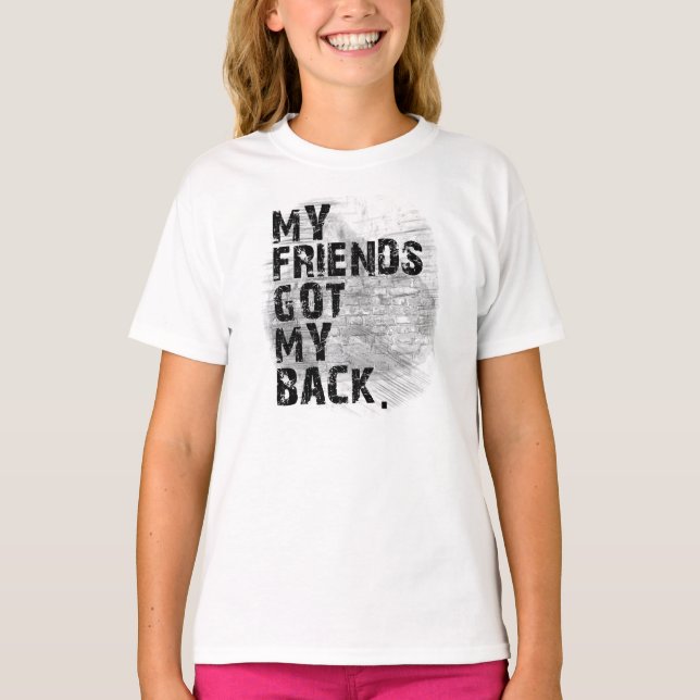 Backstabbed: Meine Freunde got meine Rückseite T-Shirt (Vorderseite)