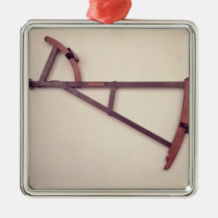 Backstaff, 18. Jahrhundert Ornament Aus Metall