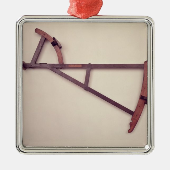 Backstaff, 18. Jahrhundert Ornament Aus Metall (Vorne)