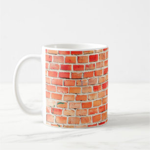 Backstein oder Textur, Design, int Kaffeetasse