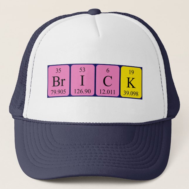 Backstein-Periodenname Truckerkappe (Vorderseite)