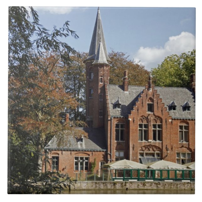 Backsteinkirche am Minnewater Fliese (Vorderseite)