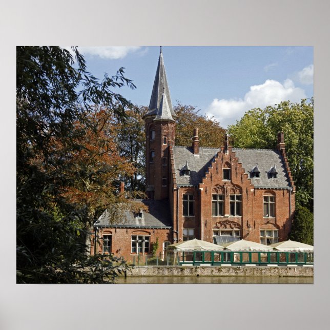Backsteinkirche am Minnewater Poster (Vorne)