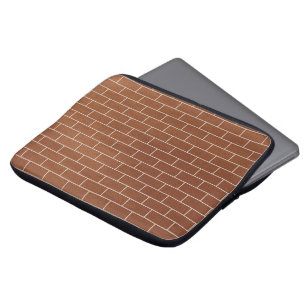 Backsteinwand Brauner Laptop-Sieb Laptopschutzhülle