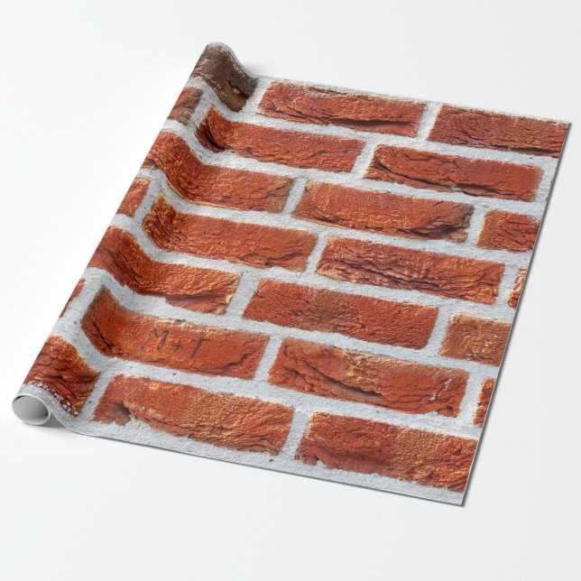 Backsteinwand Gebäude Geschenkpapier (Ungerollt)
