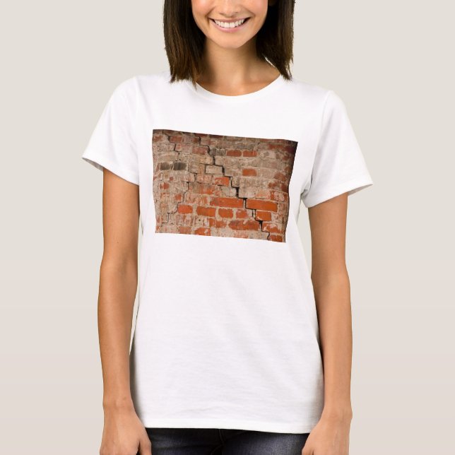 Backsteinwand T-Shirt (Vorderseite)