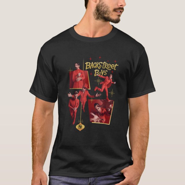 Backstreet Boys Classic Weihnachten T-Shirt (Vorderseite)