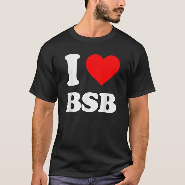 Backstreet Boys I Heart BSB T-Shirt (Vorderseite)