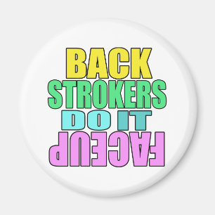 Backstrokers tun es nach oben magnet