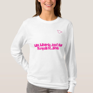 Backsymbol, Life, Liberty und th... - kundenspezif T-Shirt