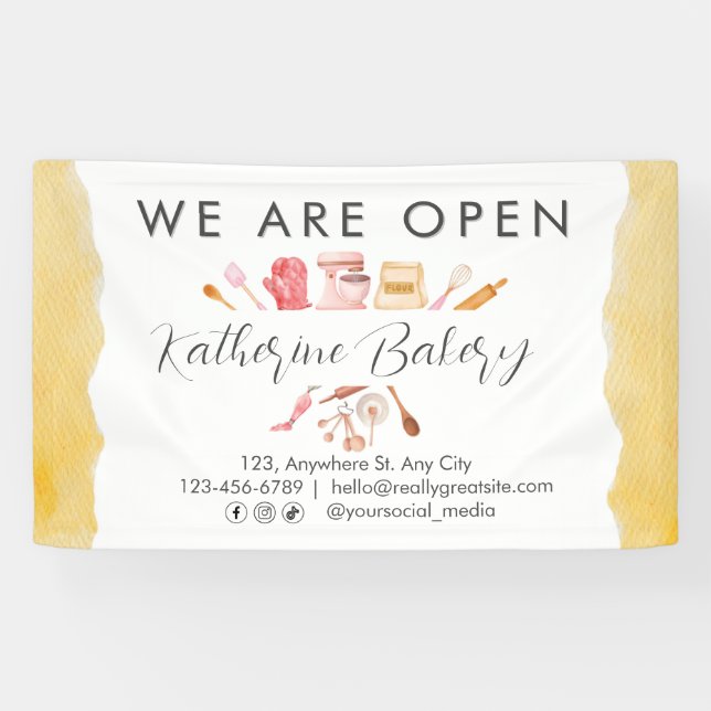 Backtools Social Media Bäckerei Business Banner (Horizontal)