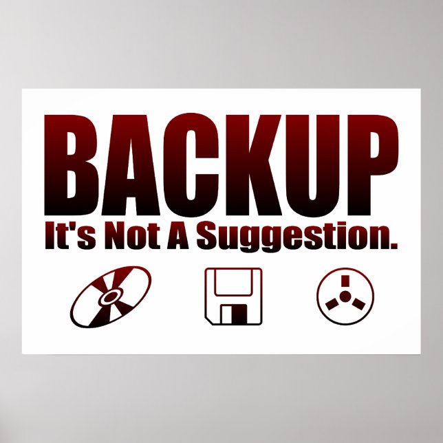 Backup! Poster (Vorne)
