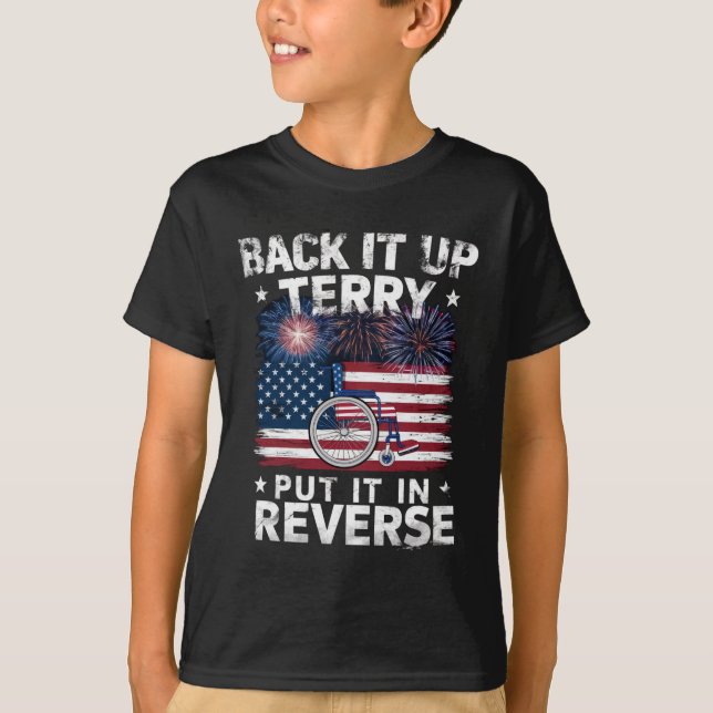 Backup Terry setzen Sie es in umgekehrte Feuerwerk T-Shirt (Vorderseite)