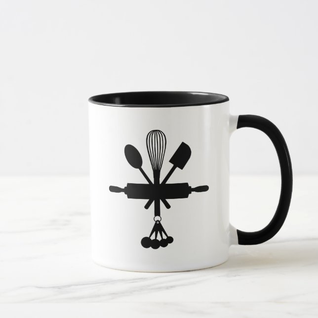 Backutensid Icon Silhouette Tasse (Rechts)