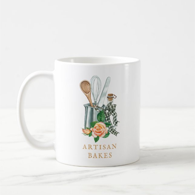 Backutensilien Bäckerei Bäcker Kaffeetasse (Links)