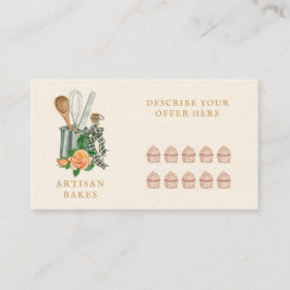 Backutensilien Bäckerei Bäcker Treuekarte