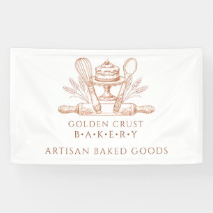 Backutensilien Bäckerei Banner