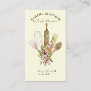 Backutensilien Catering Koch Koch-Vanillecreme Visitenkarte