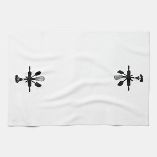 Backutensils Silhouette Icon Küche Handtücher