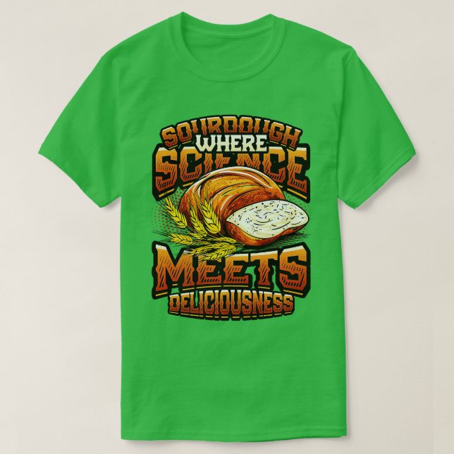 Backwaren Brot backen hausgemachte Sourdough B T-Shirt (Design vorne)