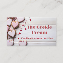 Backwaren in sanften Farben Visitenkarte