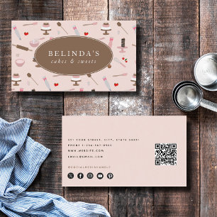 Backwaren & Kochen Backwaren Kochen QR Code Visitenkarte