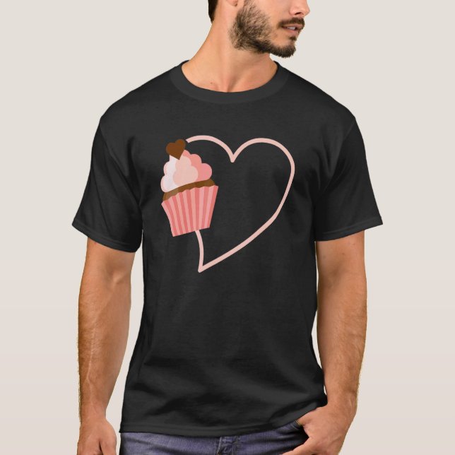 Backwaren Niedlich Backwaren Muffe Backen Kochen F T-Shirt (Vorderseite)