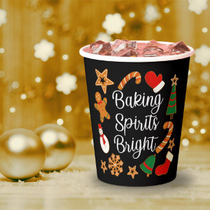 Backwaren Spirituosen Bright Lebkuchen Weihnachtsk Pappbecher