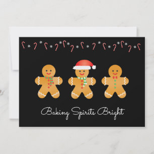 Backwaren Spirituosen Helles Lebkuchen Männer Feiertagskarte