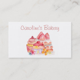 Backwaren und Backwaren Boutique, Süßwaren und Bac Visitenkarte