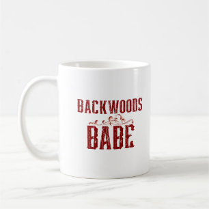 Backwoods Babe Typografy Kaffeetasse