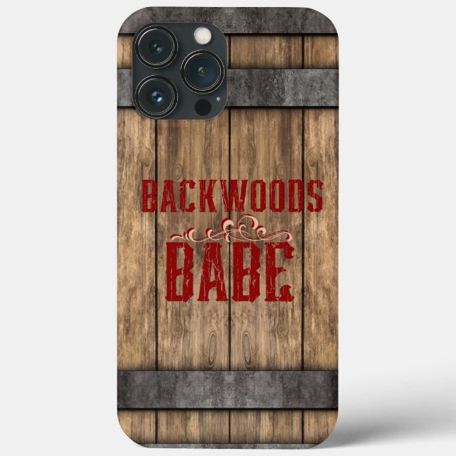 Backwoods Babe Whiskey Keg Case-Mate iPhone Hülle (Rückseite)