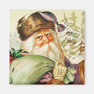 Backwoods Santa Vintage Magnet