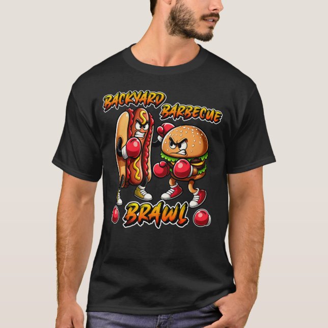 Backyard Barbecue Brawl T-Shirt (Vorderseite)